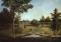 Peale, Charles Willson - Landscape Looking Towards Sellers Hall from Mill Bank